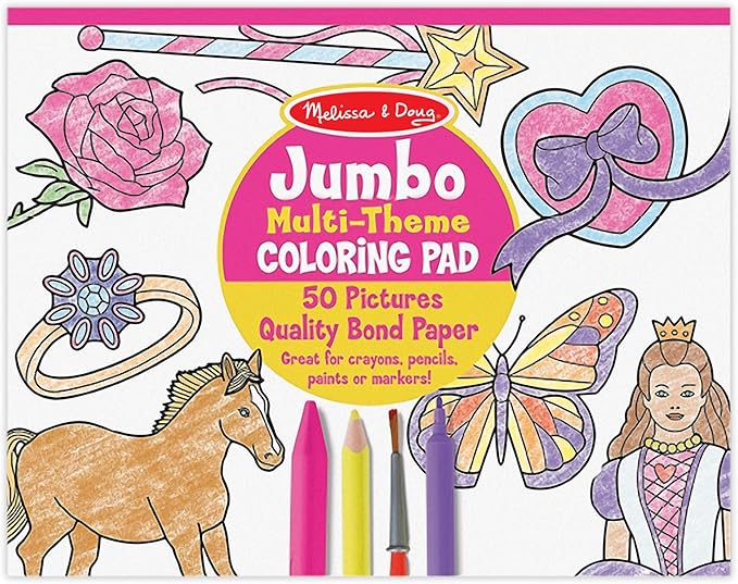 MD Jumbo Colouring Pad Princess (8389577900231)