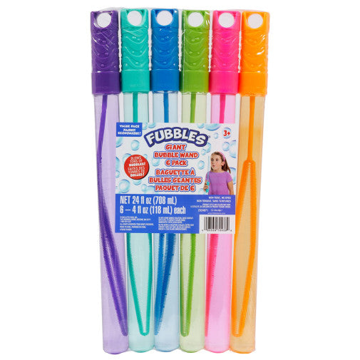 Fubbles Bubble Wand 6 Pack (8234051502279)