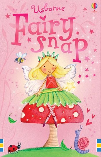 Book cover of 'Fairy Snap' by Usborne with a fairy character on a pink background. (4602017939491)