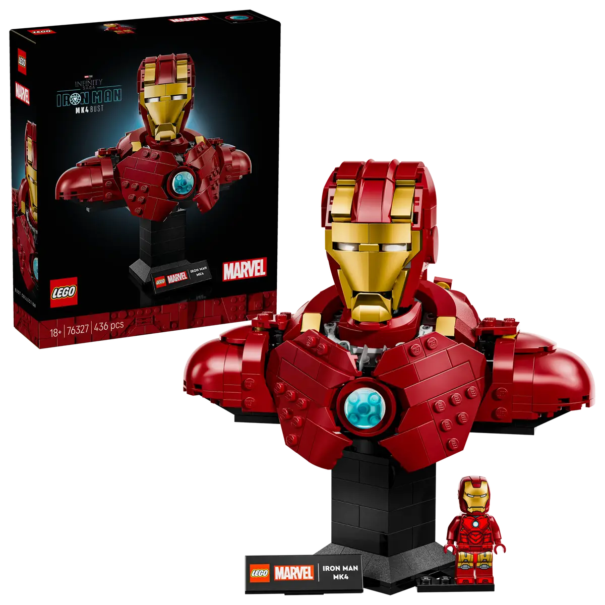 Lego SH Iron Man MK4 Bust 76327 (8385611563207)