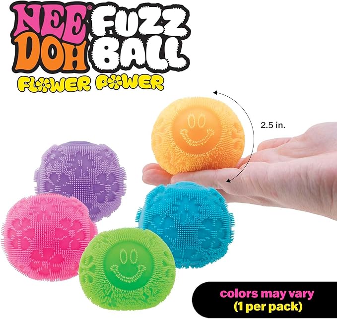 Nee Doh Fuzz Ball Flower Power (8405672394951)
