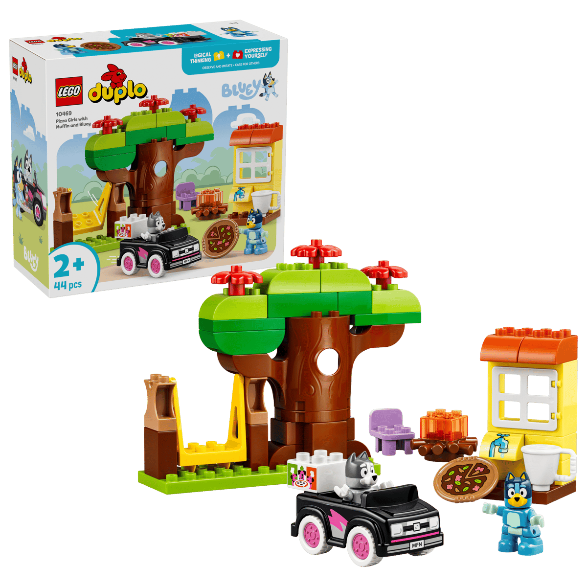 Lego Duplo Pizza Girls with Muffin and Bluey 10469