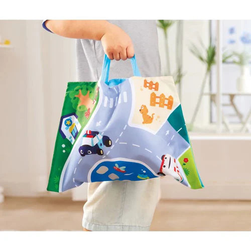 Hape Pull Back Plush Car Set (8391956267207)