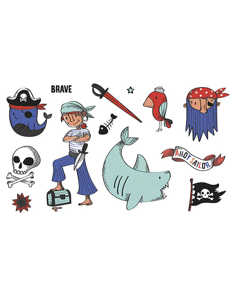 Temporary Tattoos Pirate (8441743573191)