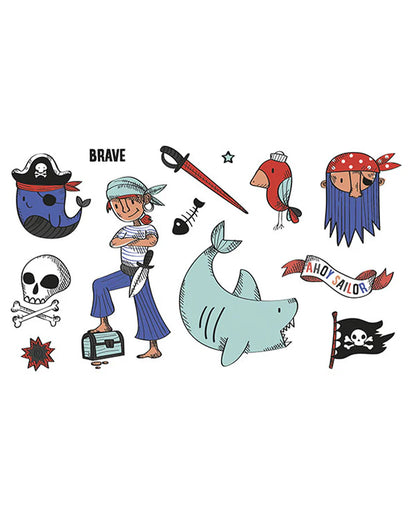 Temporary Tattoos Pirate (8441743573191)