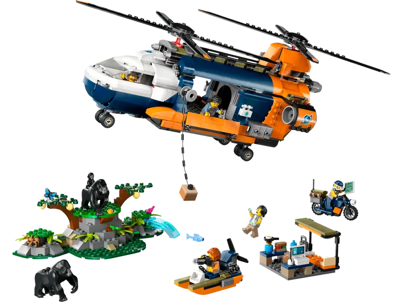 Lego City Jungle Explorer Helicopter 60437 (8067616440519)