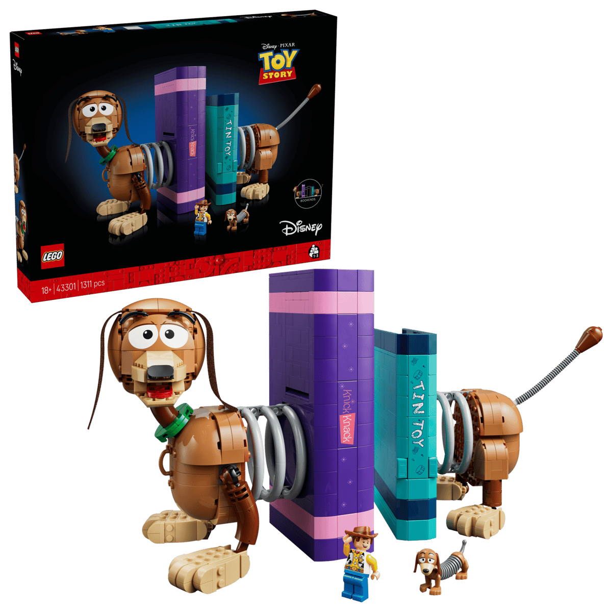 Lego Disney Toy Story Slinky Bookends 43301