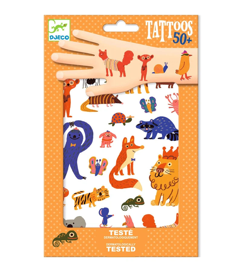 Djeco Funny Animals Tattoos