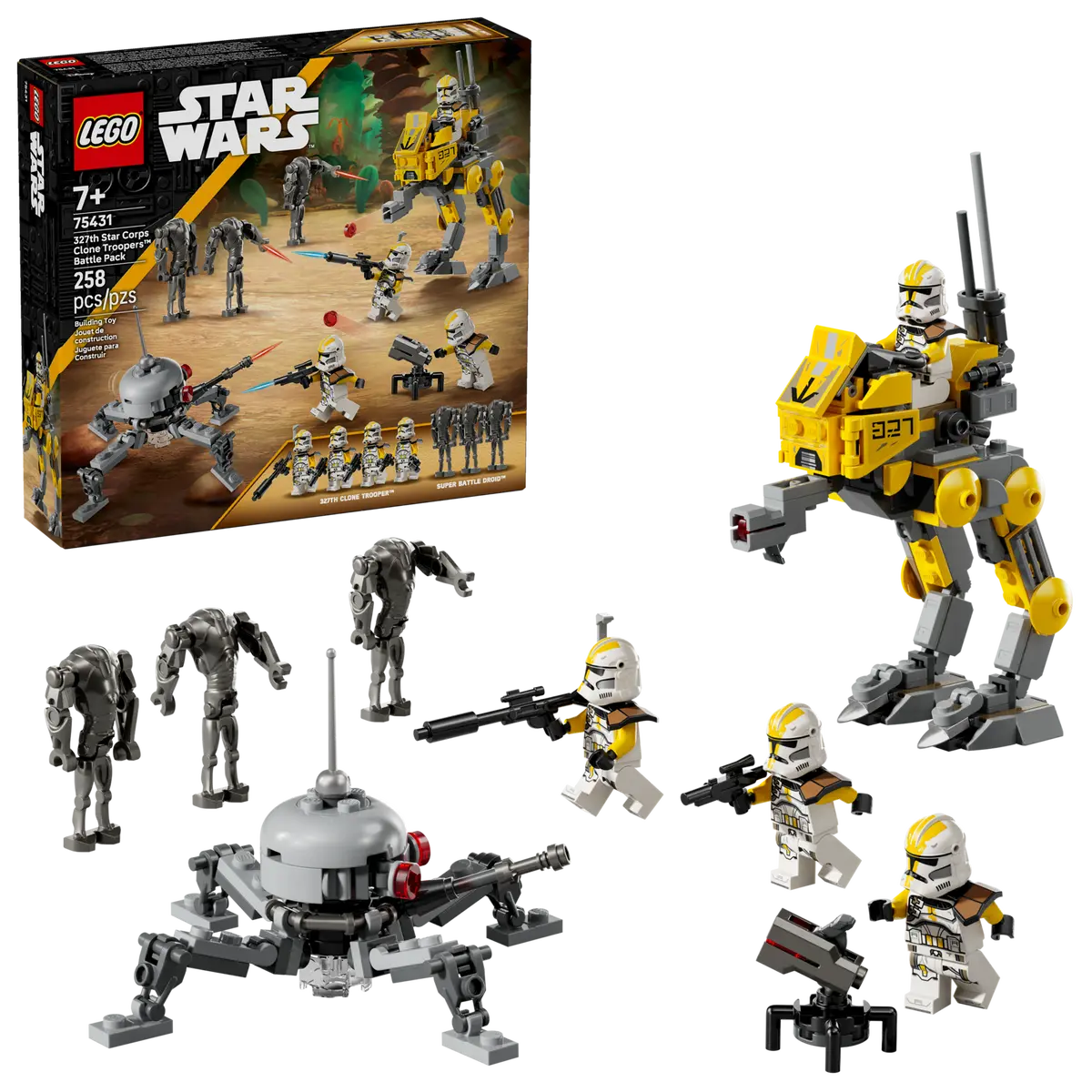 Lego SW 327th Star Corps Clone Troopers 75431 (8437575286983)
