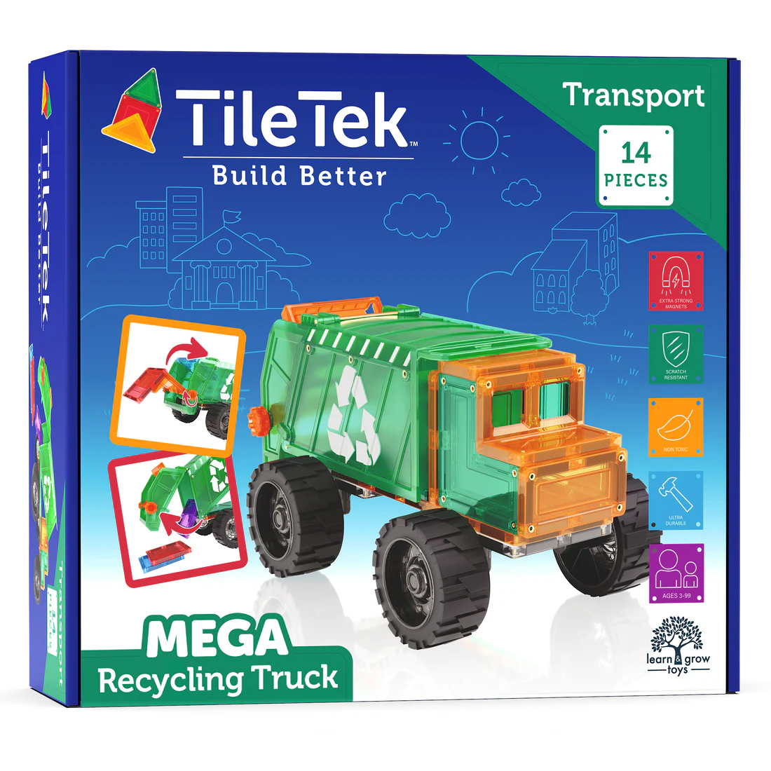 Tile Tek Mega Recycling Truck 14pc