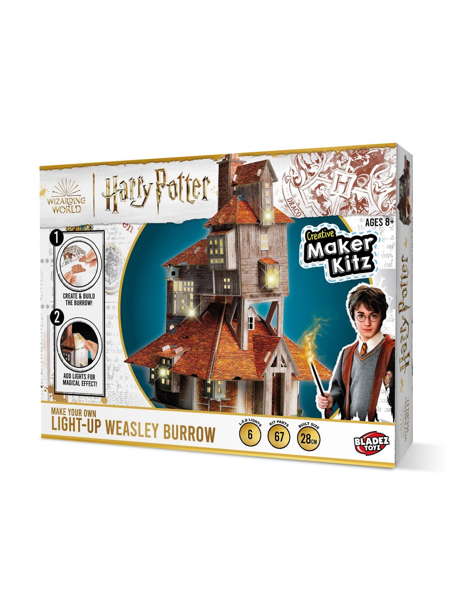 Harry Potter Make Your Own Light Up Weasley Burrow (7821254230215)