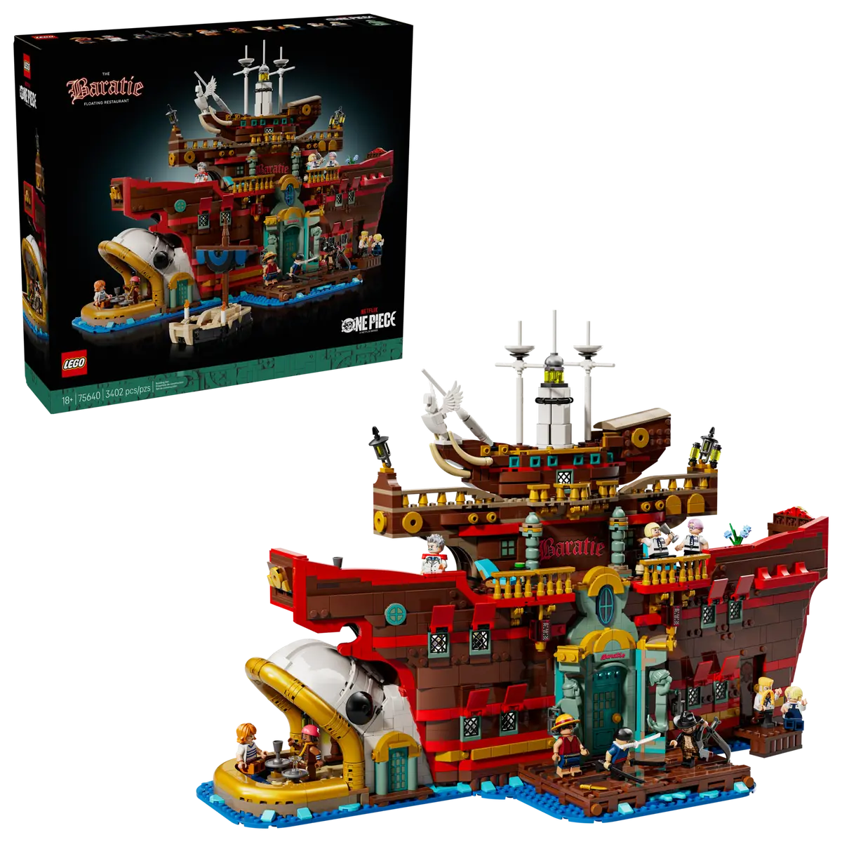Lego One Piece The Baratie Floating Restaurant 75640 (8432493920455)