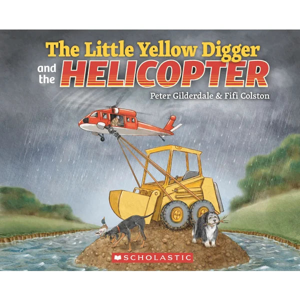 The Little Yellow Digger and the Helicopter (8225017790663)