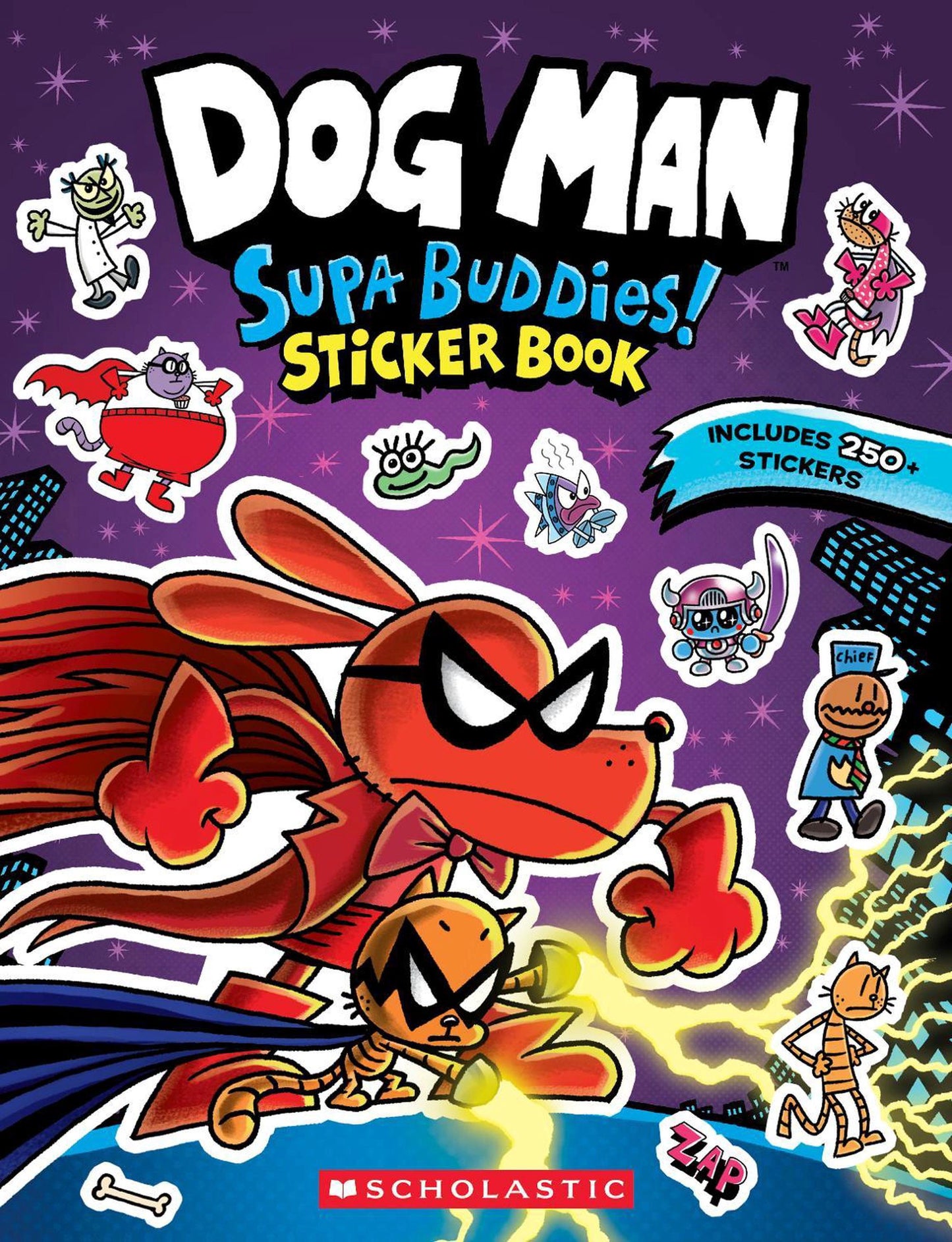 Dog Man: Supa Buddies! Sticker Book