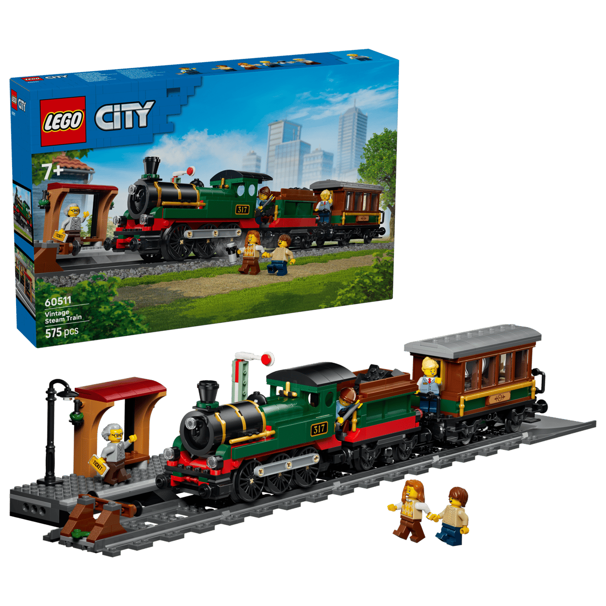 Lego City Vintage Steam Train 60511