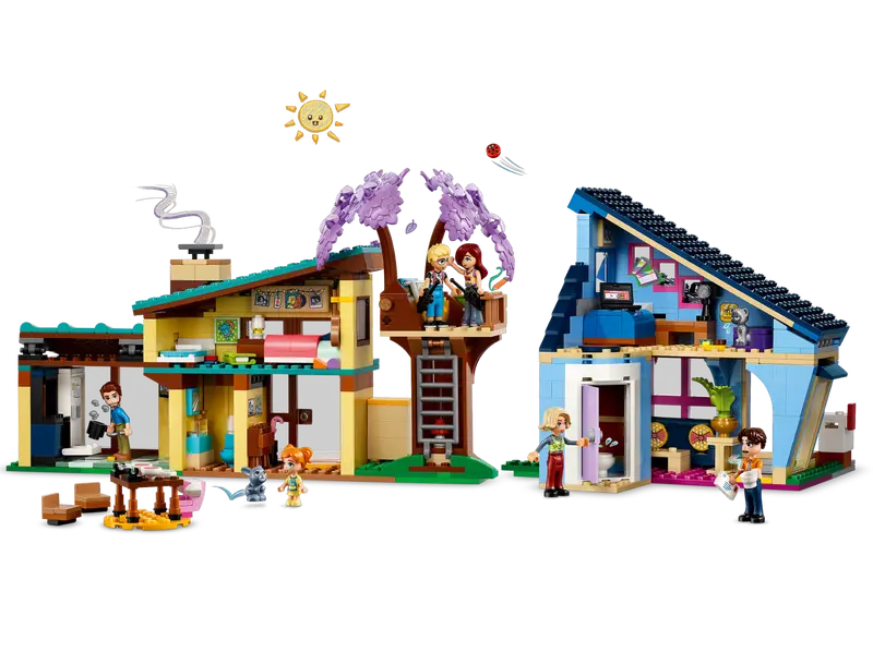 Lego Friends Olly and Paisleys Houses 42620 (7859515687111)