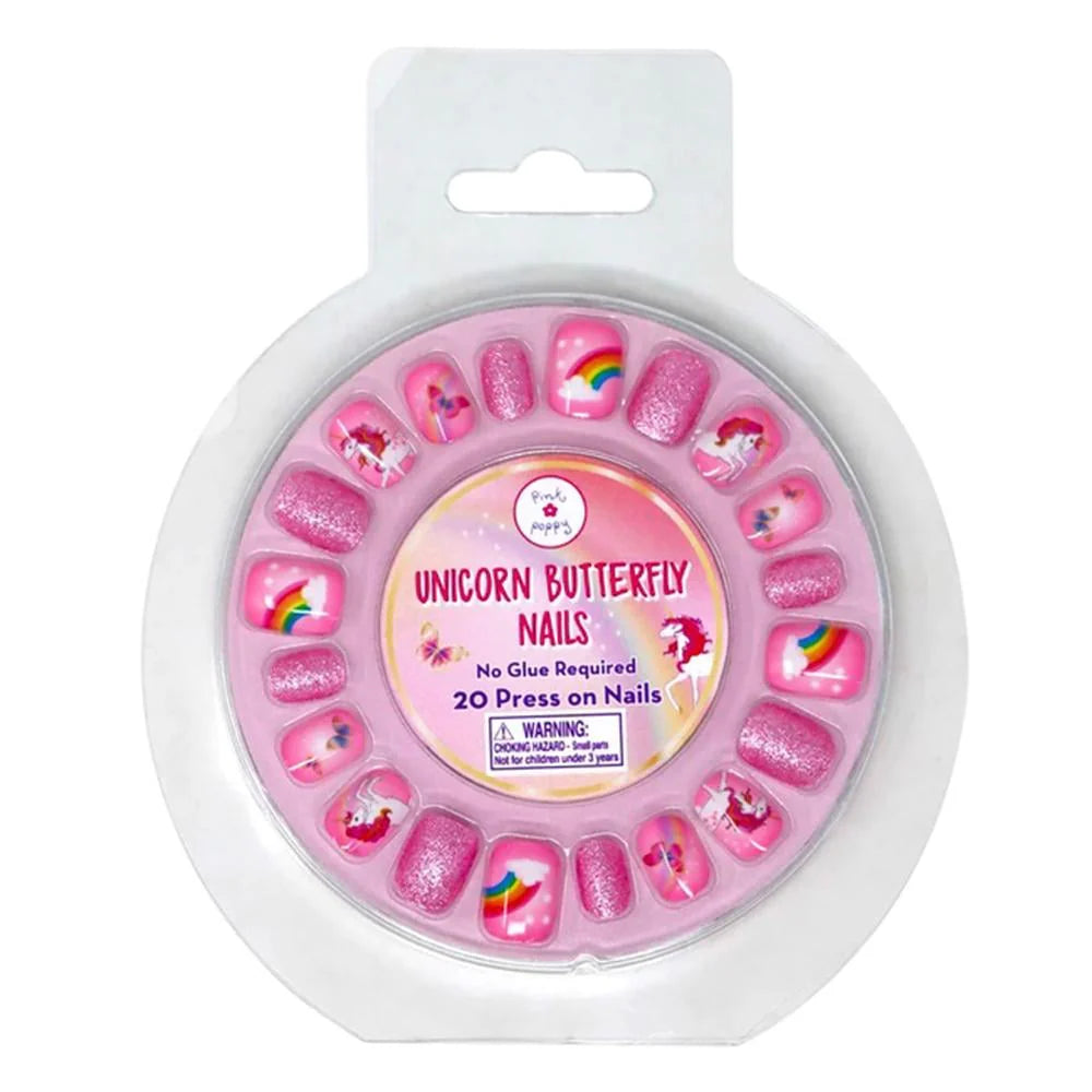 PP Unicorn Butterfly Press On Nails