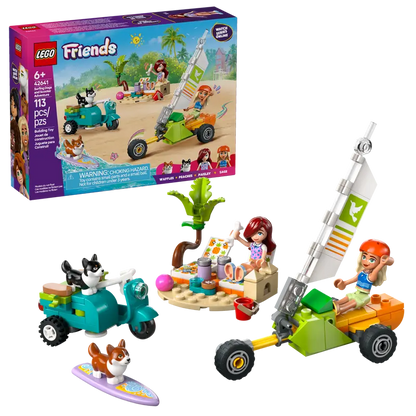 Lego Friends Surfing Dogs and Scooter 42641 (8285700849863)