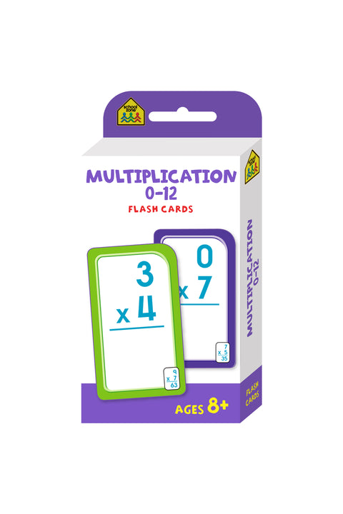 SZ Multiplication 0-12 Flash Cards