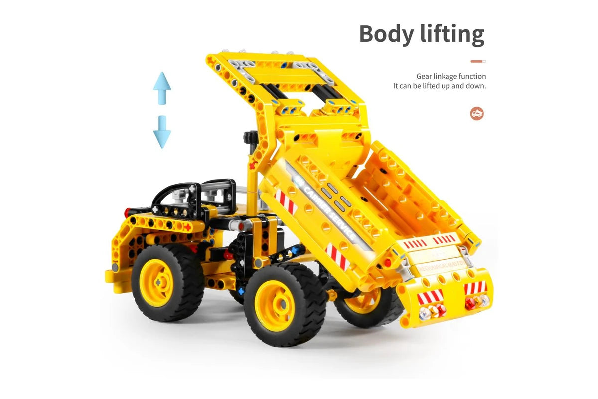 iM Master Mechanical 2 in 1  Engineering Dump Truck & Aircraft - 361PCS