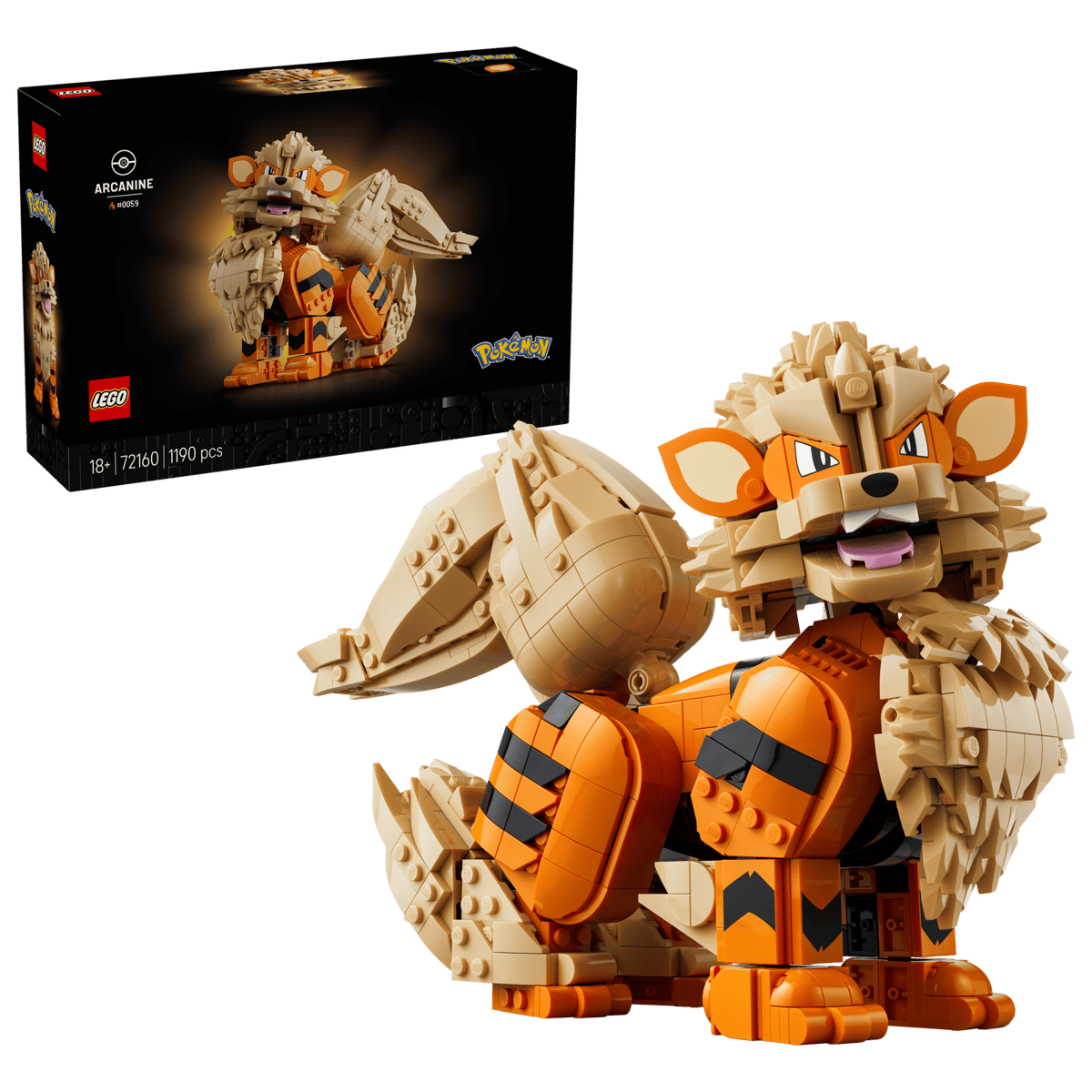 Lego Pokemon Arcanine 72160