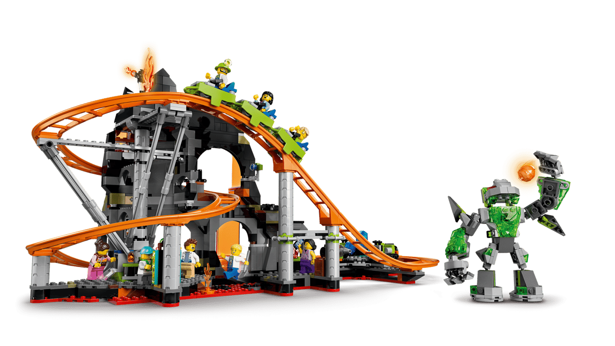 Lego City Lava Land Roller Coaster Park 60501