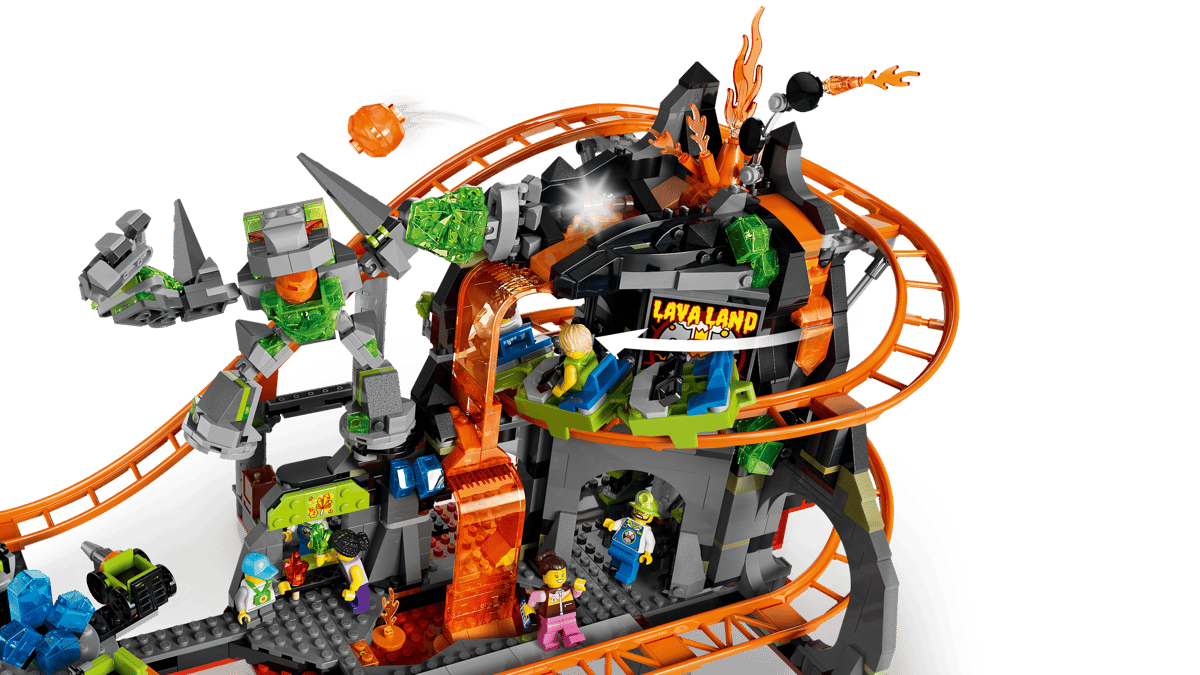 Lego City Lava Land Roller Coaster Park 60501