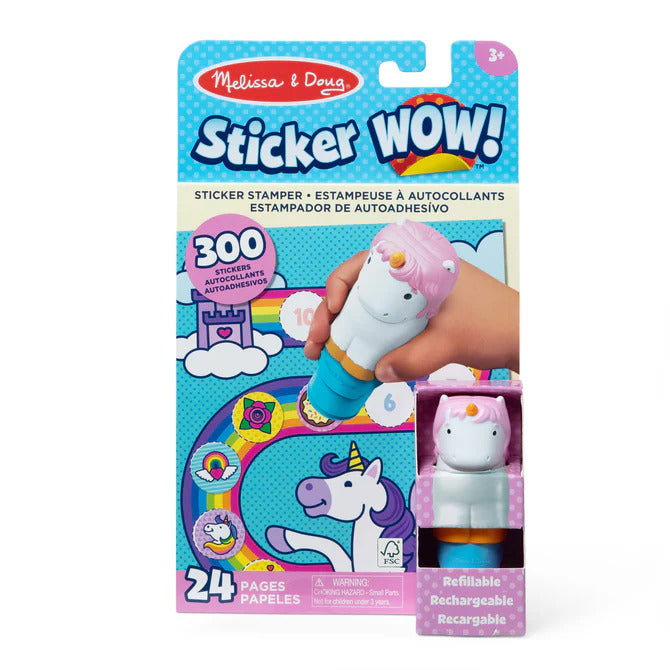 MD Sticker Wow! Unicorn Pad (8337671618759)