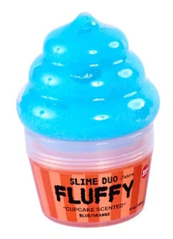Jadore Fluffy Duo Slime Blue/Orange