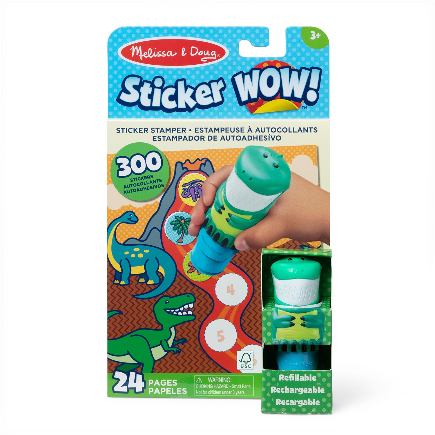 MD Sticker Wow! Dinosaur Pad (8337671585991)