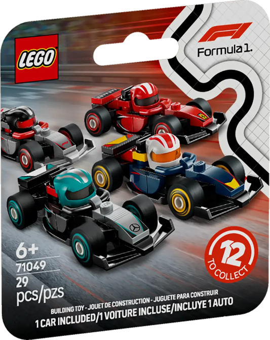 Lego Mini F1 Collectible Race Cars 71049 (8384549093575)