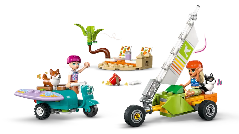 Lego Friends Surfing Dogs and Scooter 42641 (8285700849863)