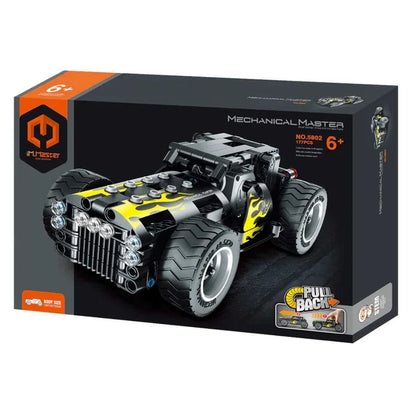 iM Master Pull Back Car Yellow Flame - 177 pcs
