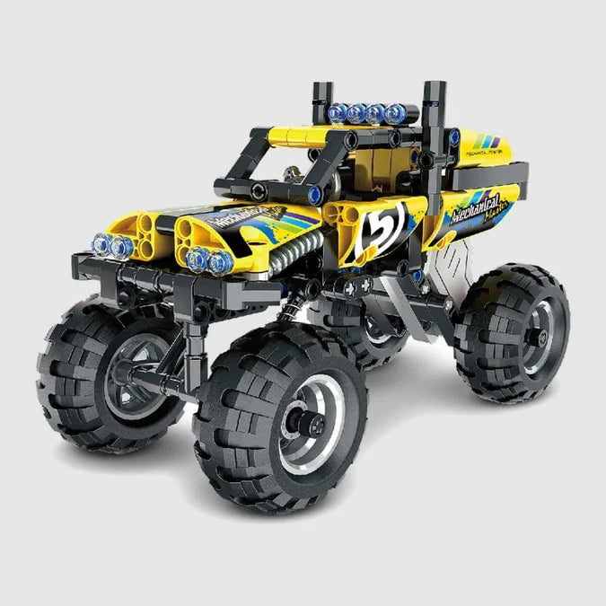 iM Master Pull Back Off-Road Vehicle Yellow - 199 pcs