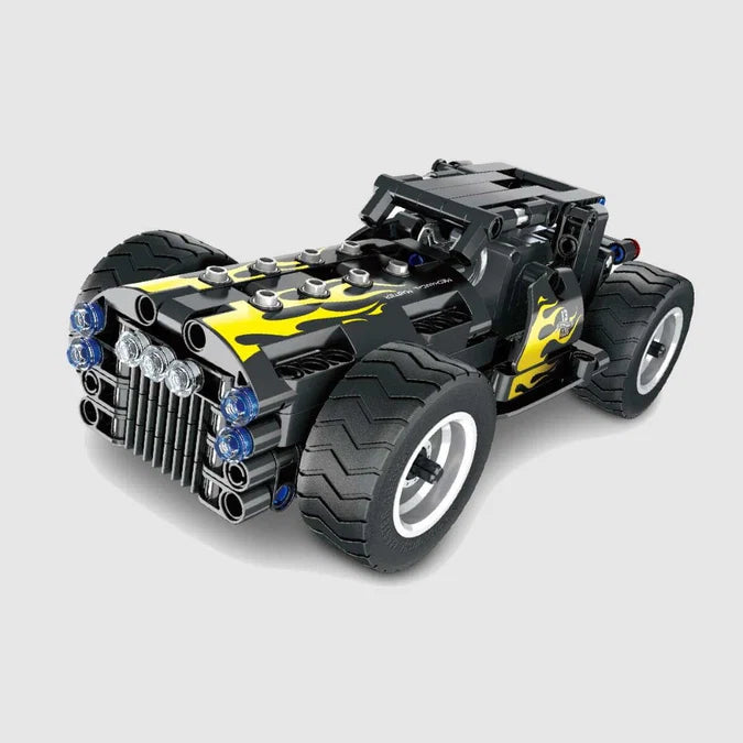 iM Master Pull Back Car Yellow Flame - 177 pcs