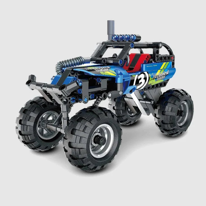 iM Master Pull Back Off-Road Vehicle Blue - 193 pcs