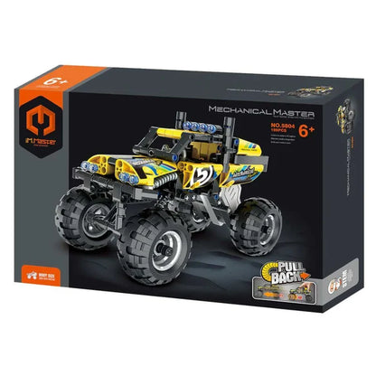 iM Master Pull Back Off-Road Vehicle Yellow - 199 pcs