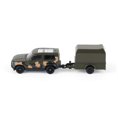 Siku Military Land Rover with Trailer 8324
