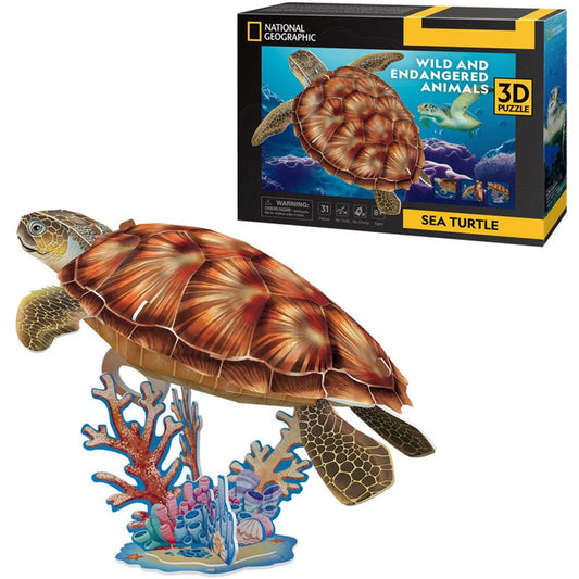 Nat Geo 3D Sea Turtle (7685055512775)
