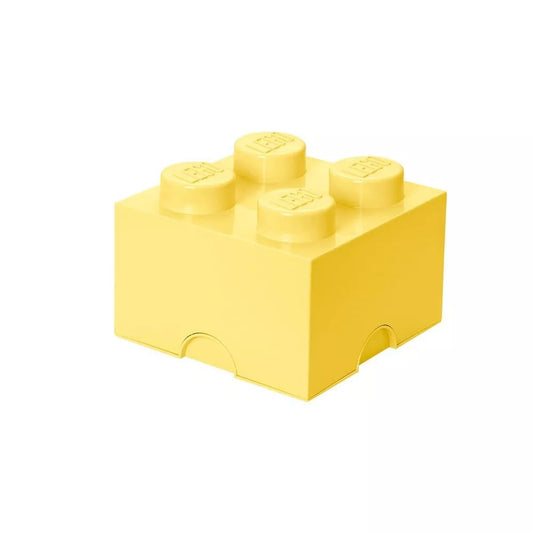 Lego Storage Brick 4 Cool Yellow (7697952932039)