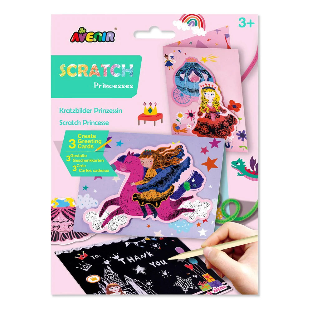 Avenir Scratch Greeting Card Princess (7684058448071)