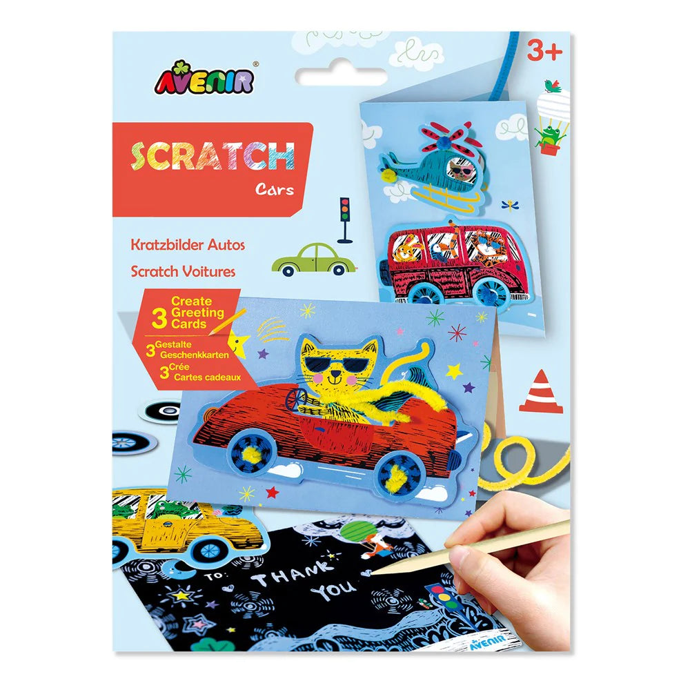 Avenir Scratch Greeting Card Cars (7684058415303)