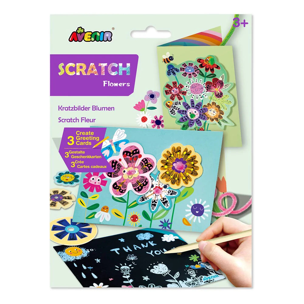 Avenir Scratch Greeting Card Flowers (7684058382535)