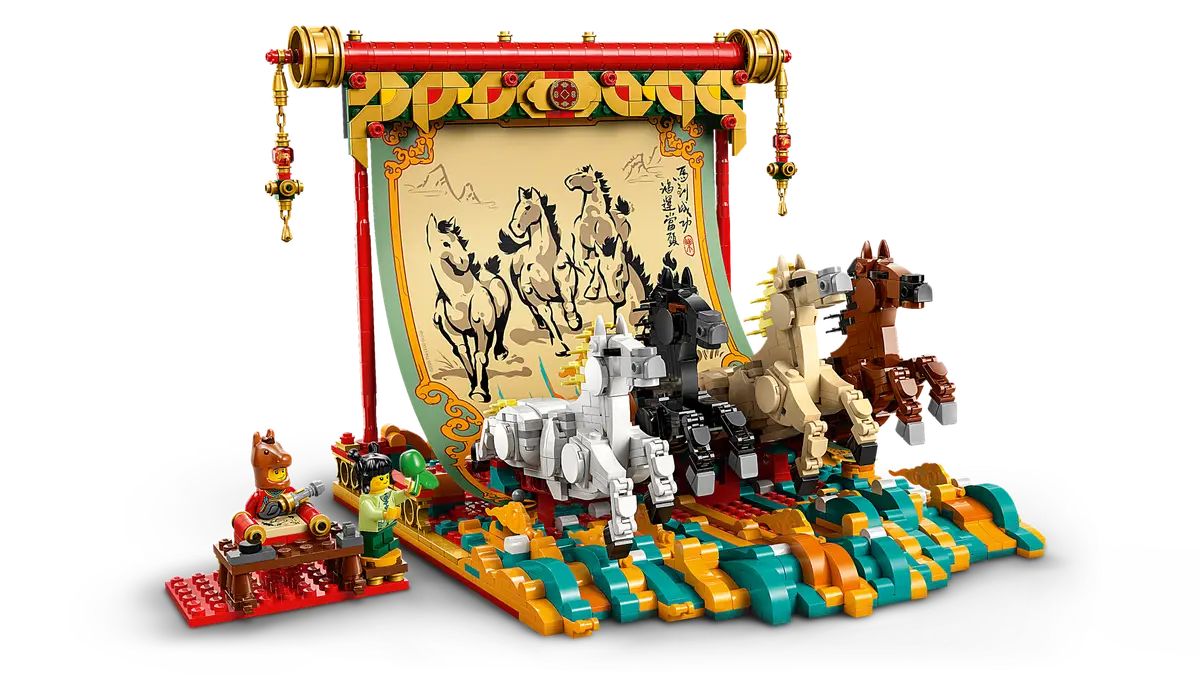 Lego CNY Galloping Horses Canvas 80119
