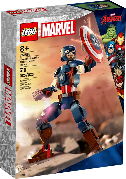 Lego SH Captain America Construction Figure 76258 (7687135559879)