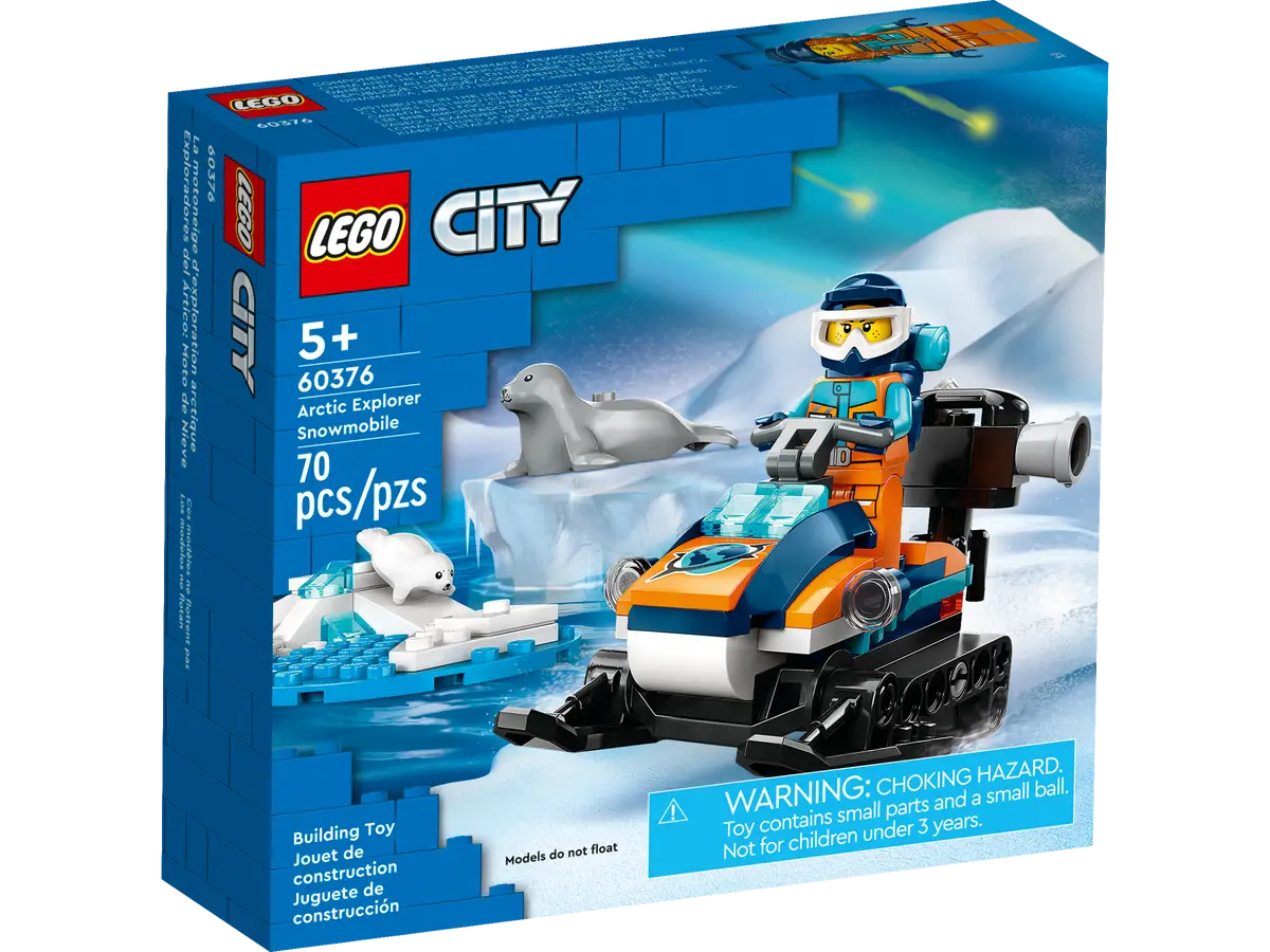 Lego City Arctic Explorer Snowmobile 60376 (7680402522311)