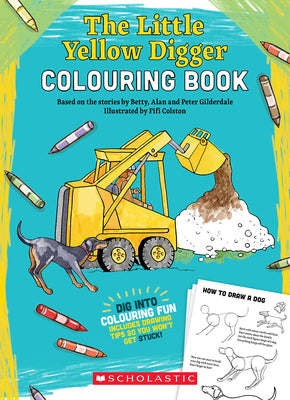 The Little Yellow Digger Colouring Book (7757579452615)