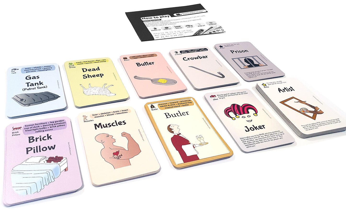 Seven Card Game cards (7887695446215)