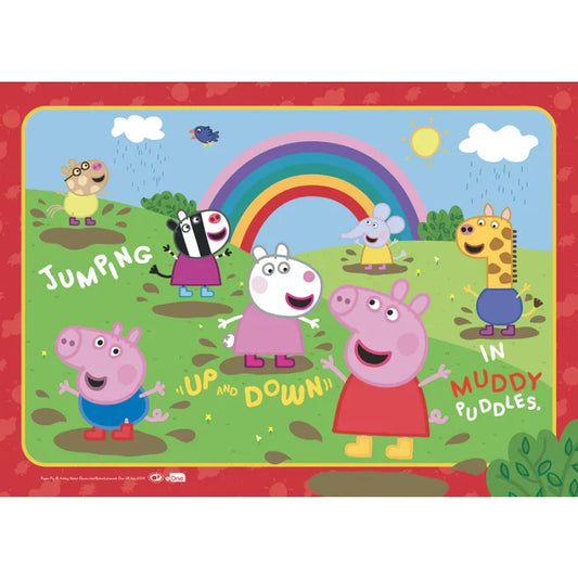 Peppa Pig Jumping Up and Down 35pc Tray (7684150689991)