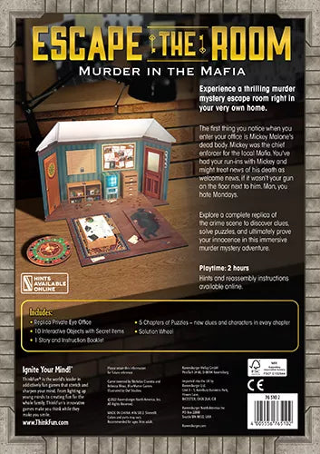 Thinkfun Escape the Room: Murder in the Mafia box back (7758217478343)